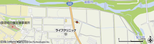 宮崎県都城市安久町64周辺の地図