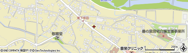宮崎県都城市下長飯町1764周辺の地図