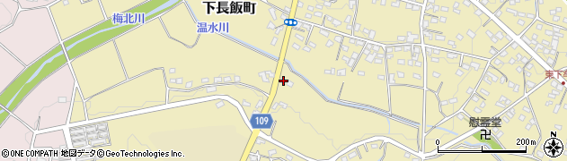 宮崎県都城市下長飯町834周辺の地図