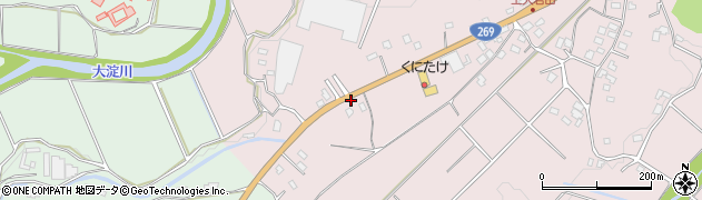 宮崎県都城市大岩田町6976周辺の地図