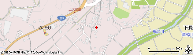 宮崎県都城市大岩田町6808周辺の地図