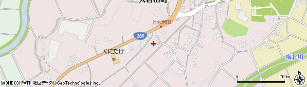 宮崎県都城市大岩田町6878周辺の地図