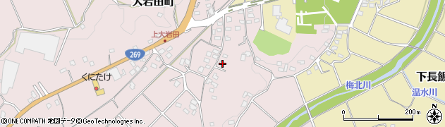 宮崎県都城市大岩田町6807周辺の地図