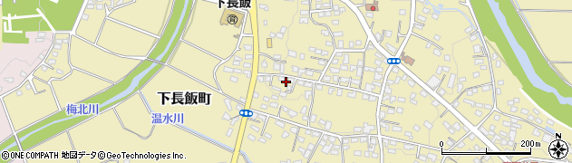 宮崎県都城市下長飯町667周辺の地図