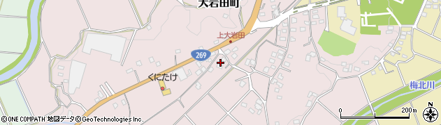 宮崎県都城市大岩田町6881周辺の地図