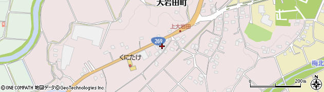 宮崎県都城市大岩田町6941周辺の地図