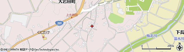 宮崎県都城市大岩田町6806周辺の地図
