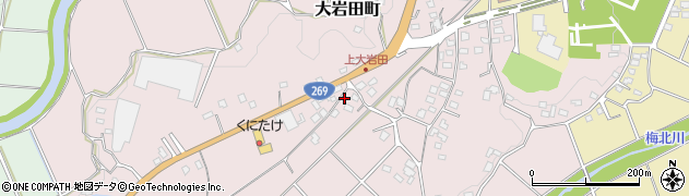 宮崎県都城市大岩田町6880周辺の地図