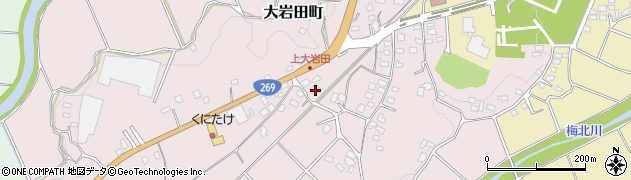 宮崎県都城市大岩田町6883周辺の地図