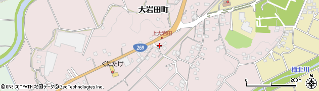 宮崎県都城市大岩田町6882周辺の地図