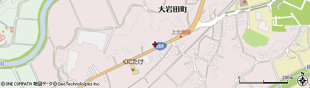 宮崎県都城市大岩田町6940周辺の地図