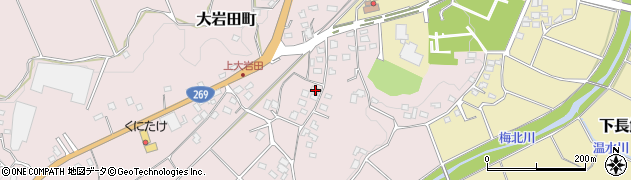 宮崎県都城市大岩田町6805周辺の地図