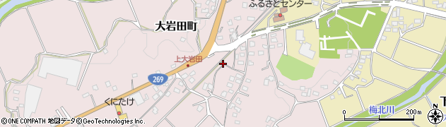 宮崎県都城市大岩田町6804周辺の地図
