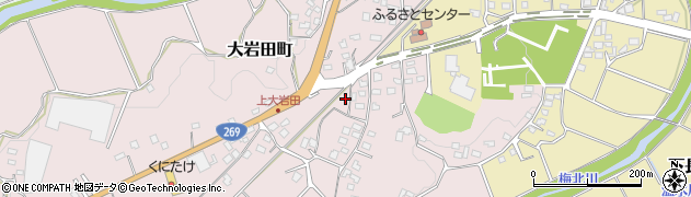 宮崎県都城市大岩田町6803周辺の地図