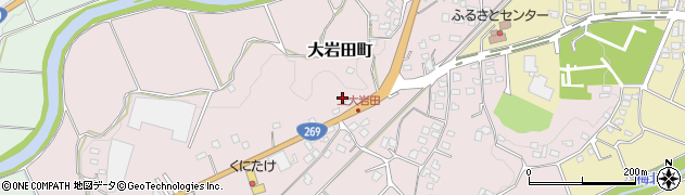 宮崎県都城市大岩田町6909周辺の地図