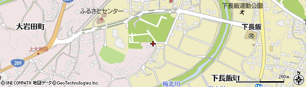 宮崎県都城市大岩田町5460周辺の地図