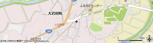 宮崎県都城市大岩田町6800周辺の地図