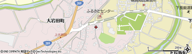宮崎県都城市大岩田町5447周辺の地図