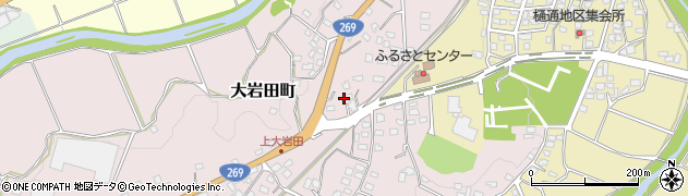 宮崎県都城市大岩田町5352周辺の地図