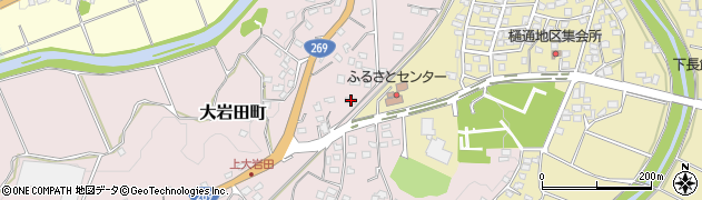 宮崎県都城市大岩田町5354周辺の地図