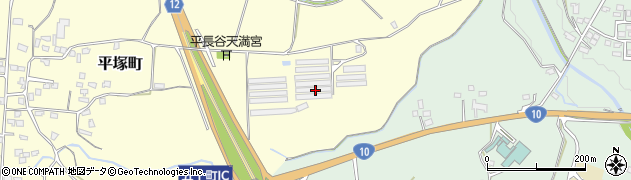 宮崎県都城市平塚町4376周辺の地図