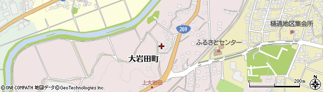 宮崎県都城市大岩田町5345周辺の地図