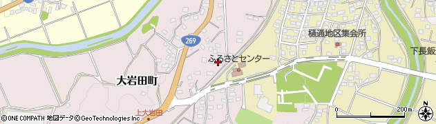 宮崎県都城市大岩田町5358周辺の地図