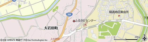 宮崎県都城市大岩田町5359周辺の地図