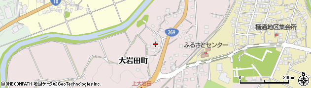 宮崎県都城市大岩田町5340周辺の地図