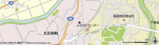 宮崎県都城市大岩田町5363周辺の地図