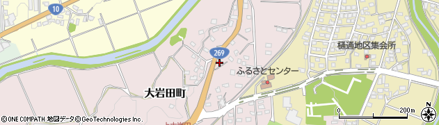 宮崎県都城市大岩田町5333周辺の地図