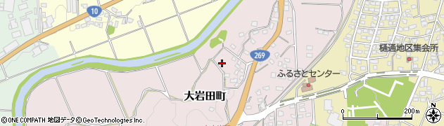宮崎県都城市大岩田町5339周辺の地図