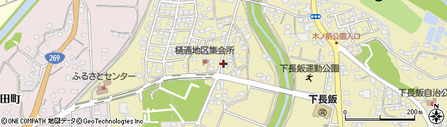 宮崎県都城市下長飯町463周辺の地図