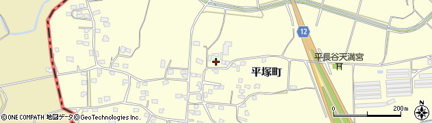 宮崎県都城市平塚町3659周辺の地図