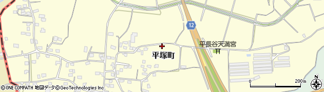 宮崎県都城市平塚町4327周辺の地図