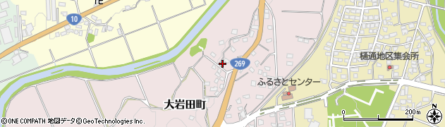 宮崎県都城市大岩田町5334周辺の地図