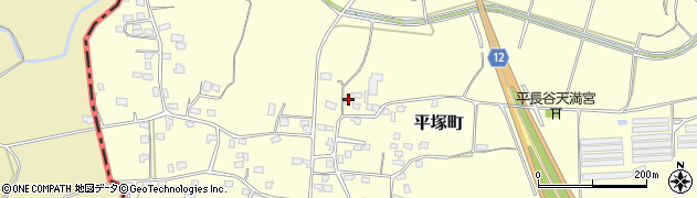 宮崎県都城市平塚町3959周辺の地図