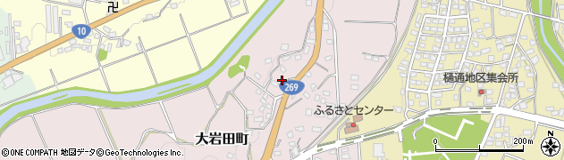 宮崎県都城市大岩田町5331周辺の地図