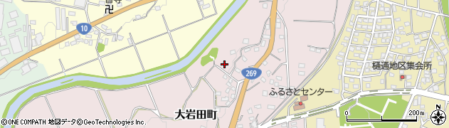 宮崎県都城市大岩田町5335周辺の地図