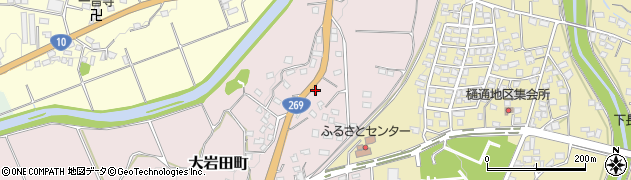宮崎県都城市大岩田町5371周辺の地図