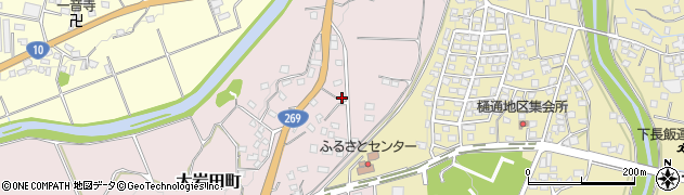 宮崎県都城市大岩田町5365周辺の地図