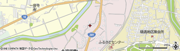 宮崎県都城市大岩田町5368周辺の地図