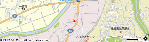 宮崎県都城市大岩田町5374周辺の地図