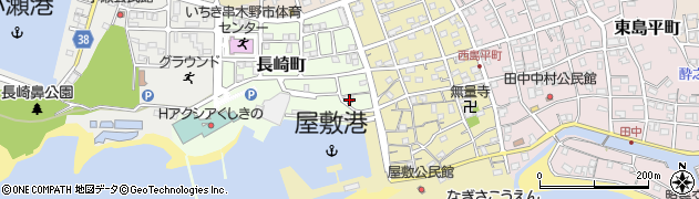 鹿児島県いちき串木野市長崎町123周辺の地図