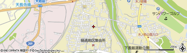 宮崎県都城市下長飯町448周辺の地図