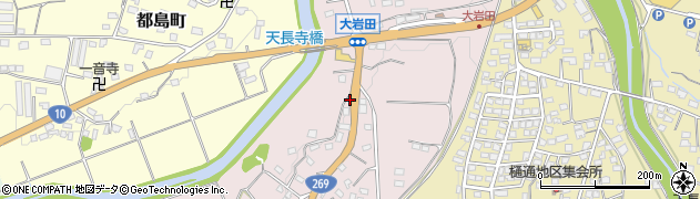 宮崎県都城市大岩田町5378周辺の地図