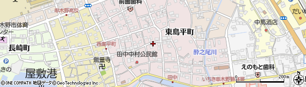 鹿児島県いちき串木野市東島平町周辺の地図