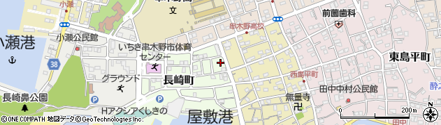 鹿児島県いちき串木野市長崎町24周辺の地図