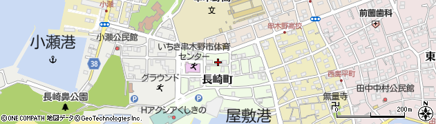 鹿児島県いちき串木野市長崎町80周辺の地図