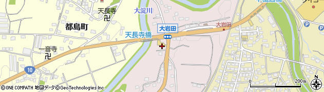 宮崎県都城市大岩田町5303周辺の地図